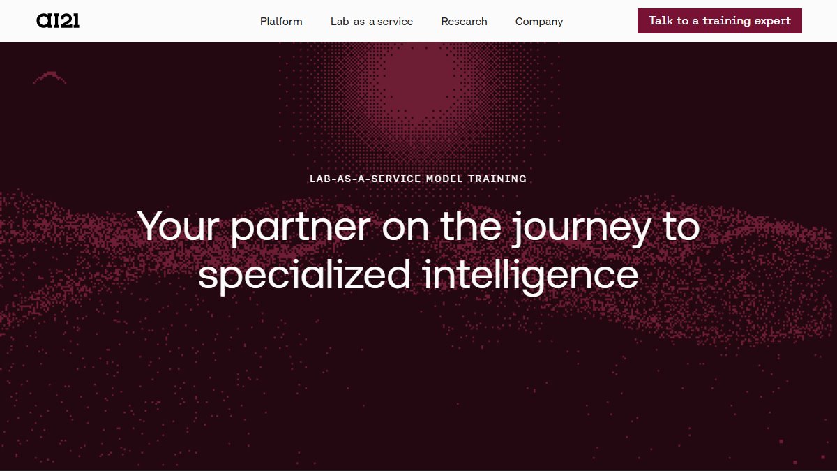 AI21 Labs 官网截图
