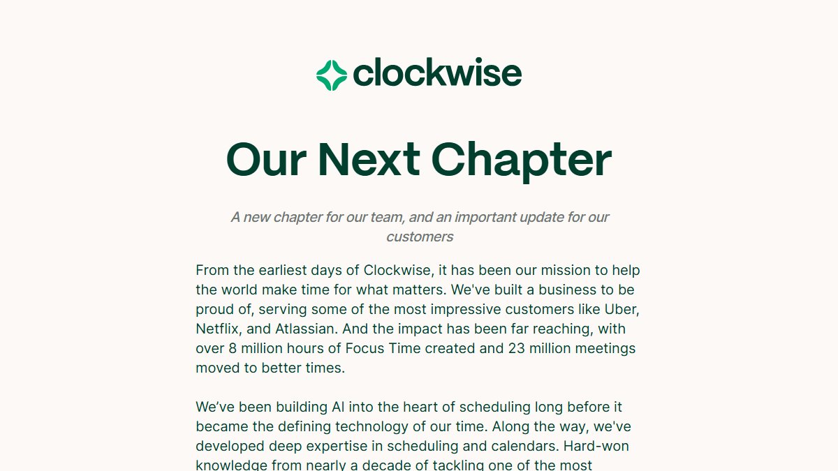 Clockwise 官网截图