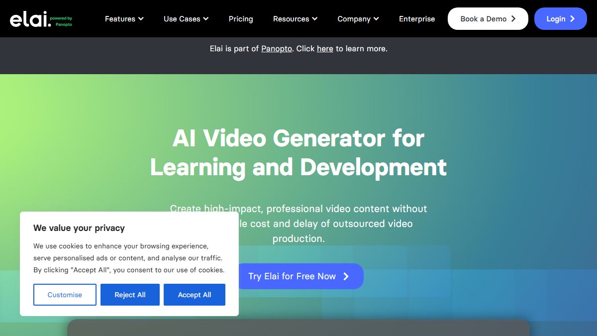 Elai.io 官网截图