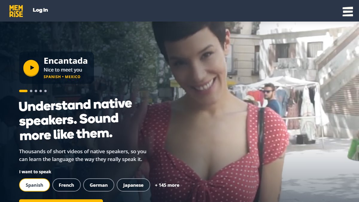 Memrise 官网截图