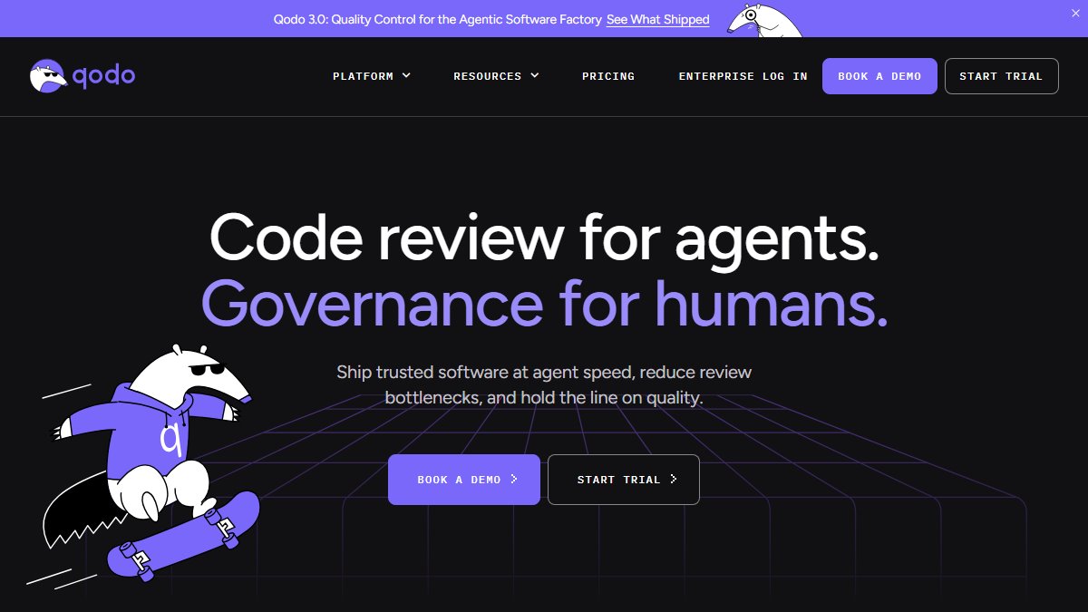 Qodo 官网截图