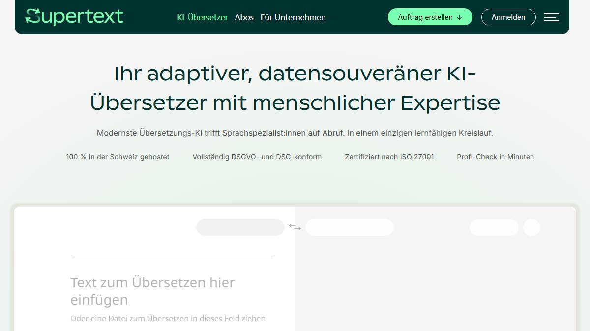 Supertext 官网截图