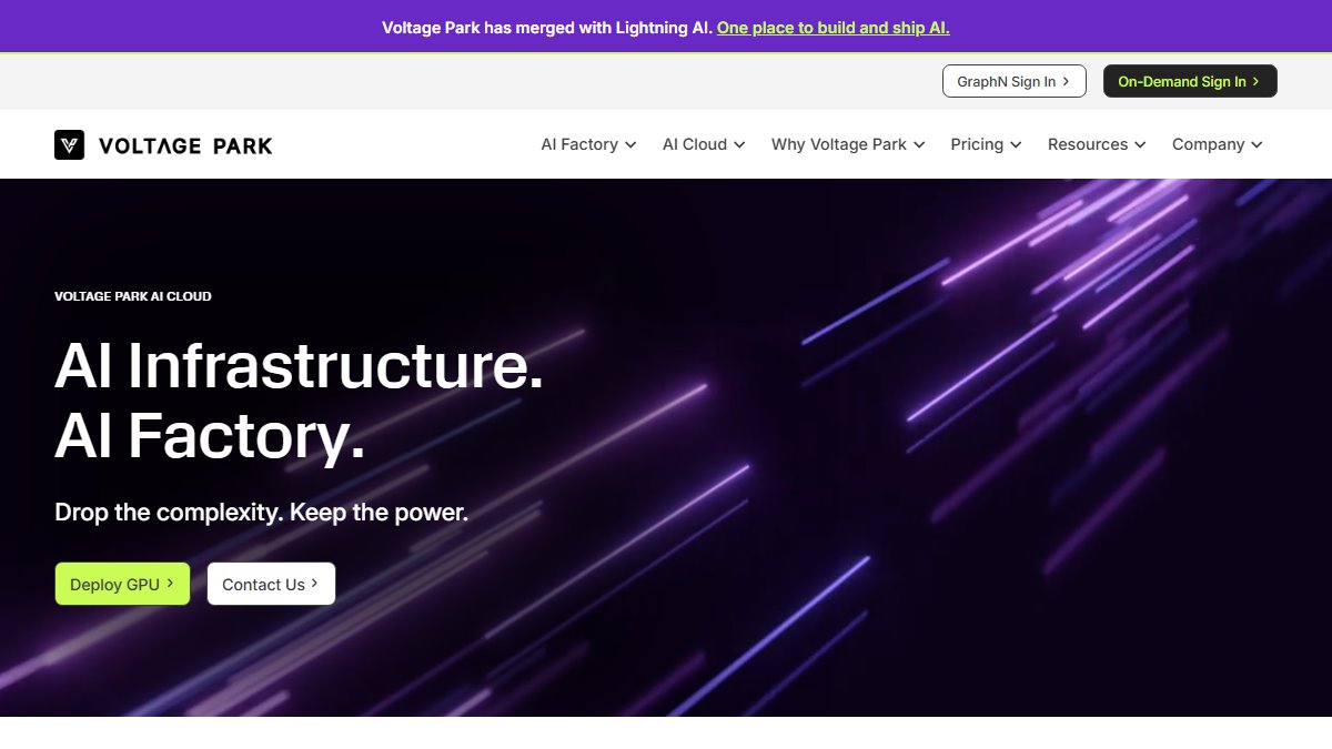 Voltage Park 官网截图