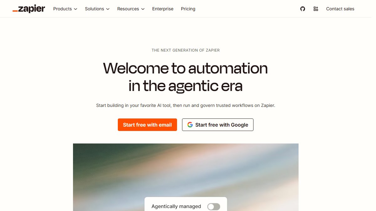 Zapier 官网截图